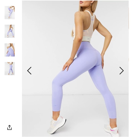 NWOT | Nike Training luxe one tight cropped leggings in lilac - Picture 2 of 12